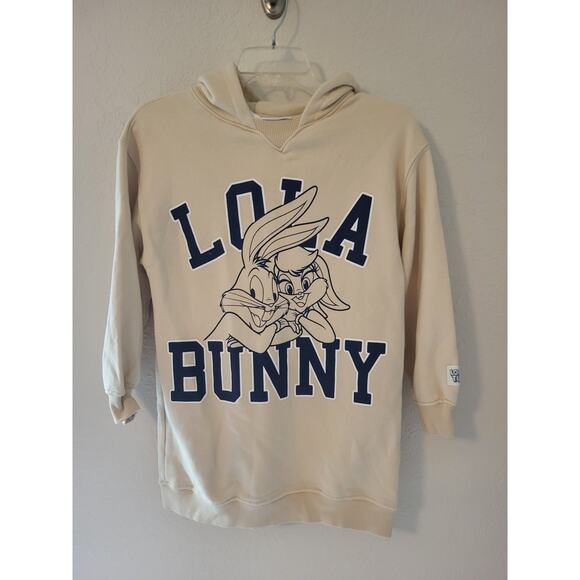 ZARA X Looney Tunes Lola Bunny Girls Hoodie Dress size 10 Great condition - Picture 1 of 4